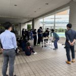 「東京都立芝商業高等学校　防災訓練の見学会」を実施しました